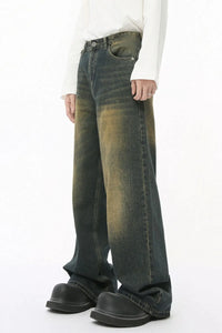 Distressed Muddy Denim