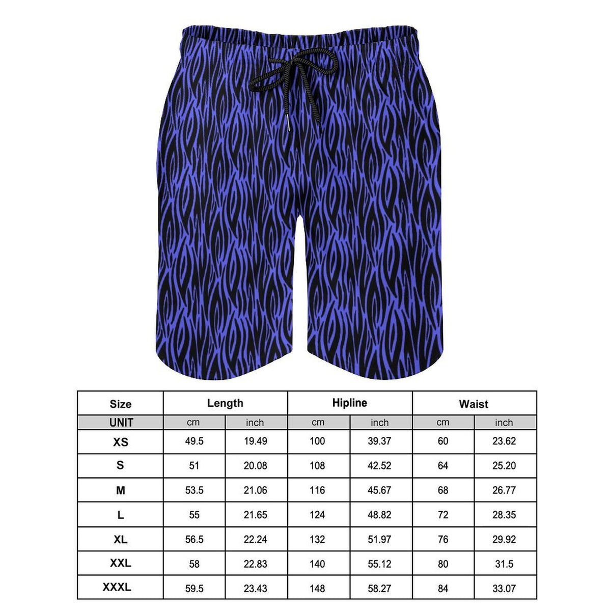front view – Men's Beachwear Beach Shorts | Bara Bros