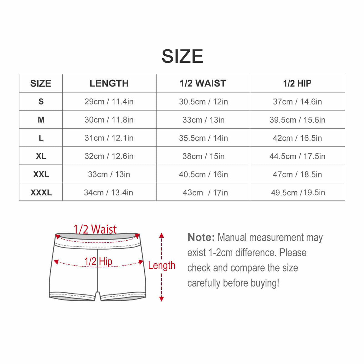 Heatwave Rainbow Men's Swimming Trunks