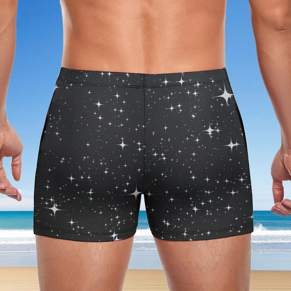 Star Galaxy Men's Swimming Trunks
