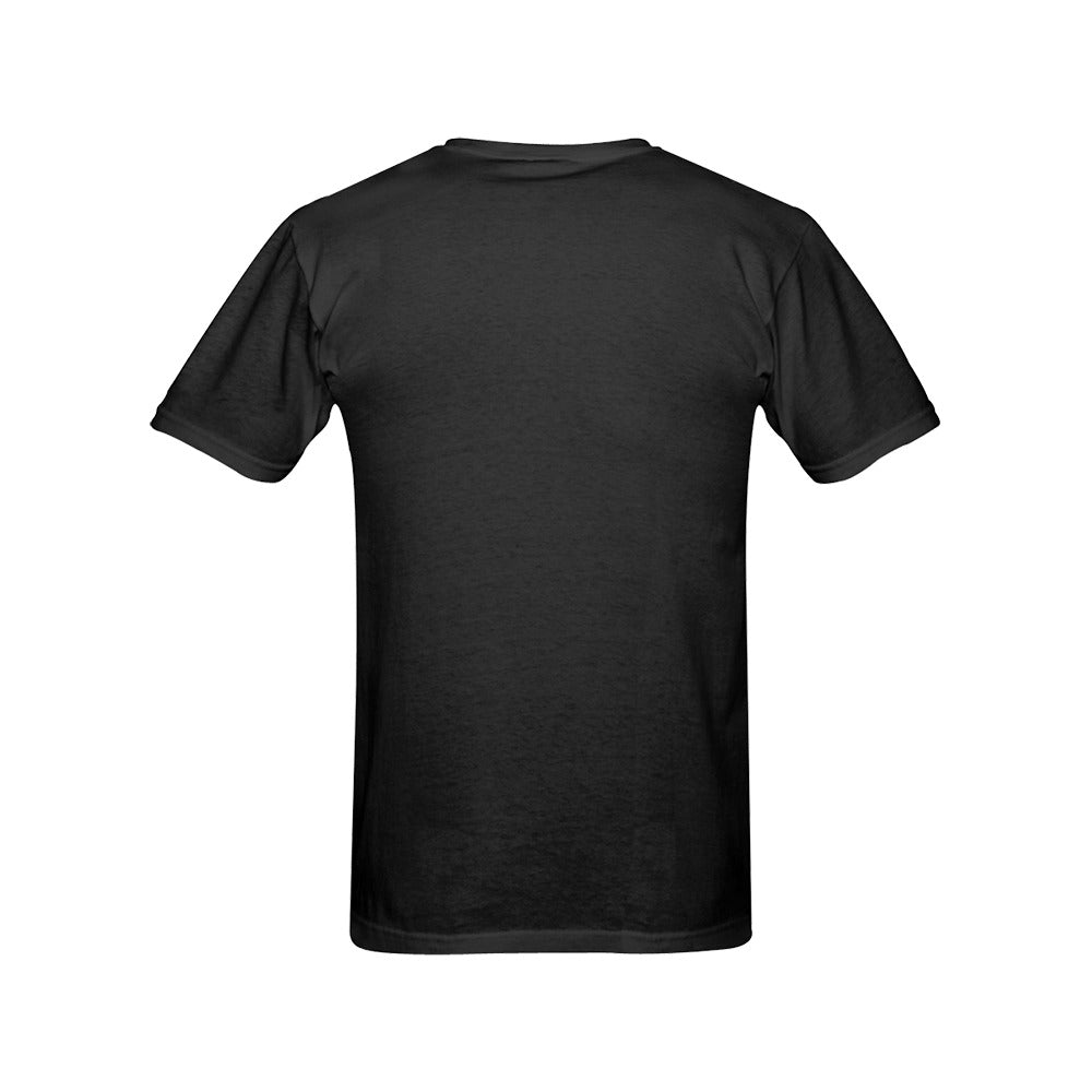 front view – Gay Vibes Black Men's T-Shirt in USA Size (Front Printing Only) | Bara Bros