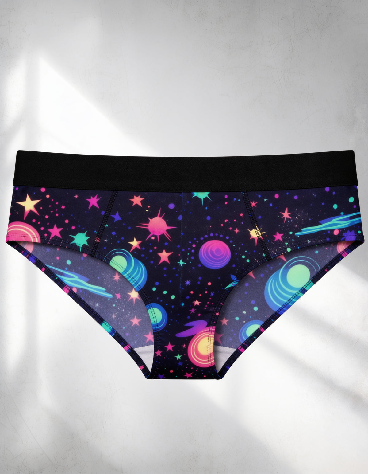 Galaxy Print Men's Mid Rise Briefs