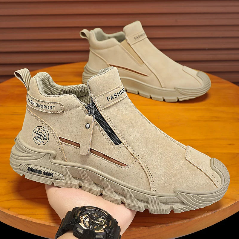 Men's Mixed-Color Casual Shoes