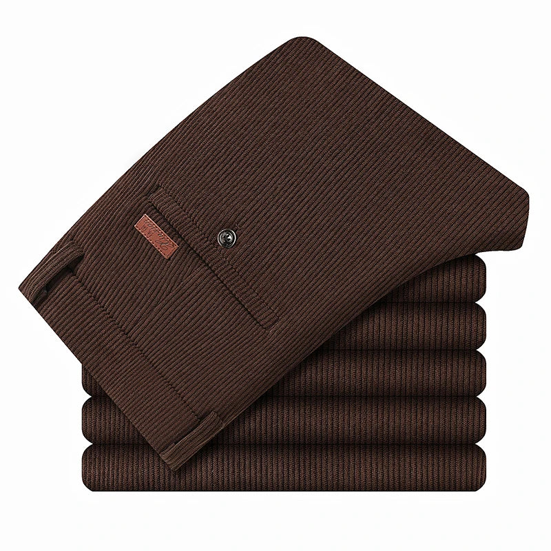 Men's Straight-Leg Corduroy Pants