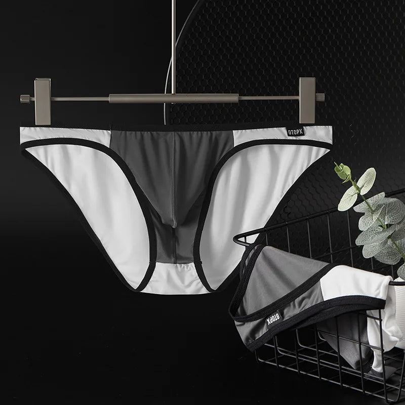 GTOPX MAN men's summer ice silk thin underwear, cross-border delivery of low-rise sports briefs GT271