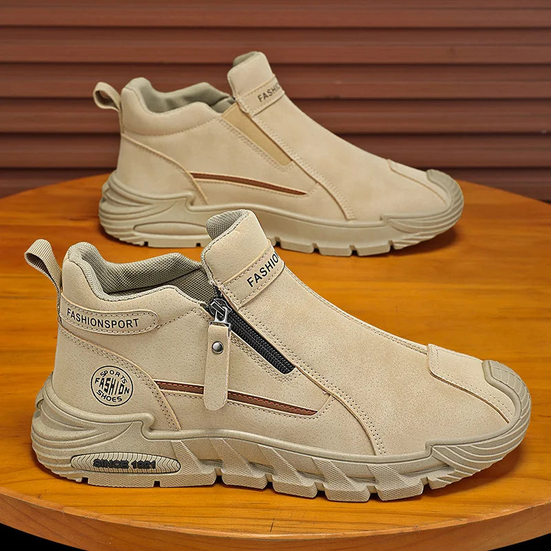 Men's Mixed-Color Casual Shoes