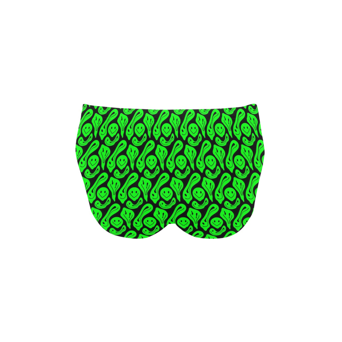 Trippy Smiley Pattern Men's Swimming Briefs