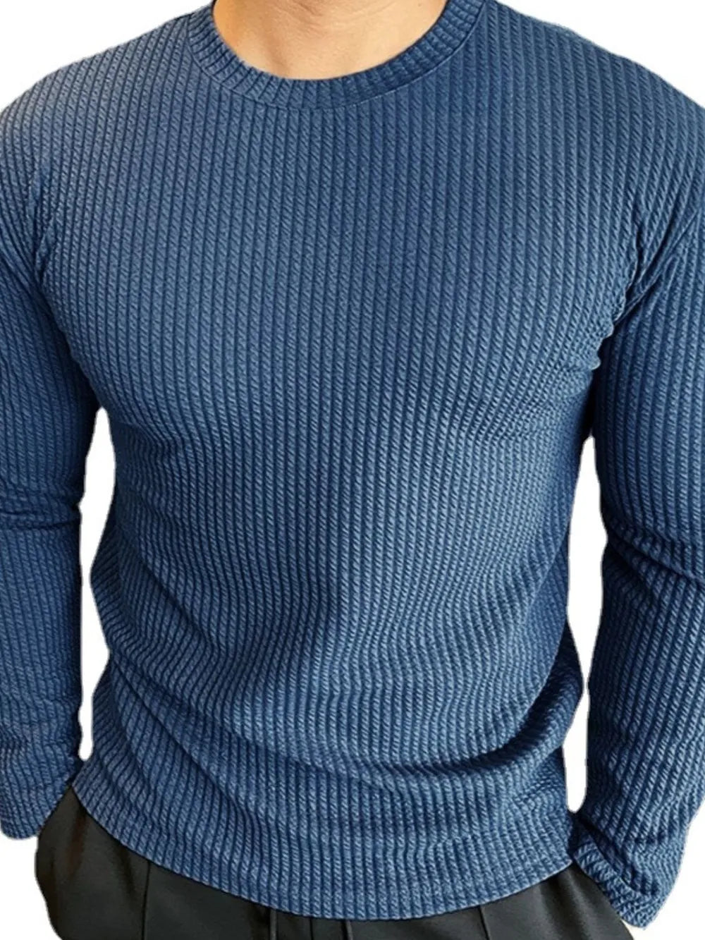 size guide – Men's Plus Size Round Neck Long Sleeve T-Shirt | Bara Bros