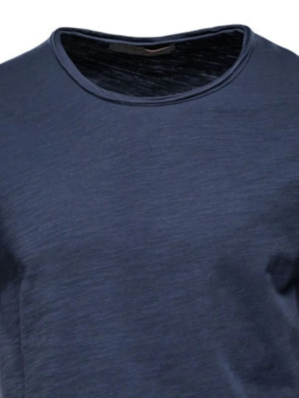 back view – Men's Full Size Round Neck Short Sleeve T-Shirt Plus Size | Bara Bros