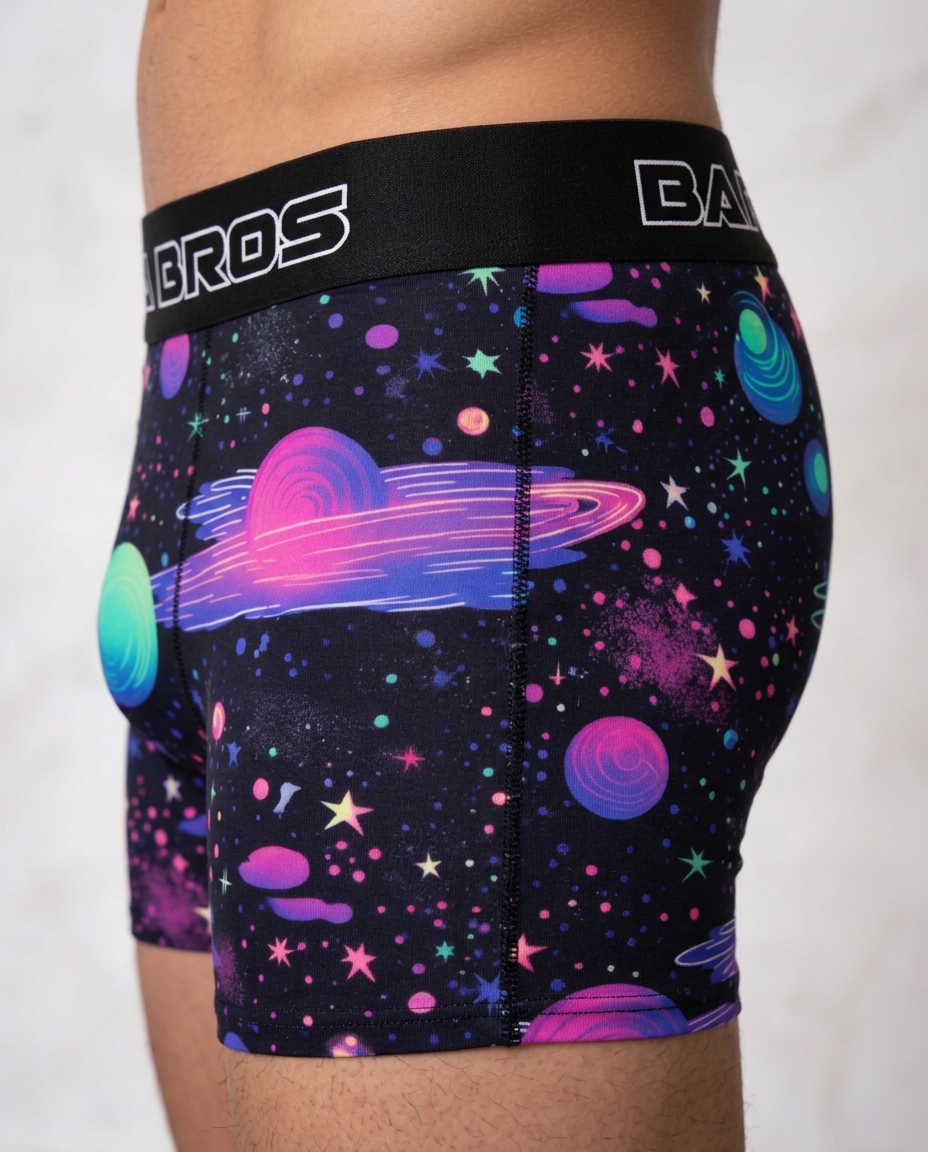 Space Galaxy Men's Boxer Briefs