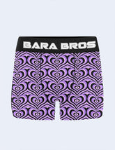 Mens Y2K Purple Heart Pattern Boxer Briefs - Bara Bros