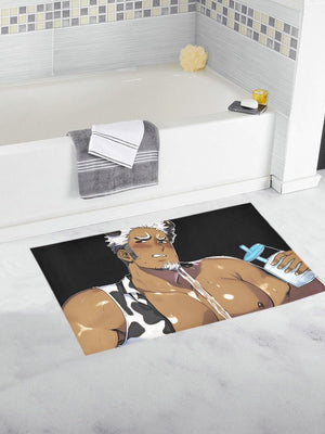 Milk Bara Man Bath Rug 16''x 28''