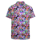 Vaporwave Men's Casual Short Sleeve Shirt