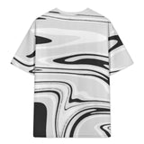 Men's white polyester tops