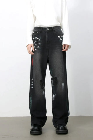 Men's Paint Loose Jeans