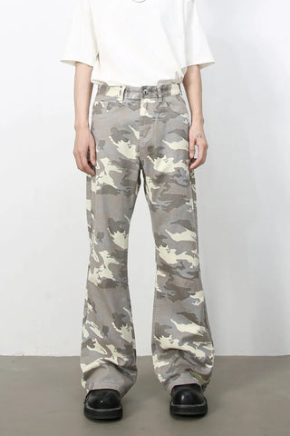 Men's Camouflage Jeans with Pockets