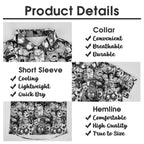 Men’s Gay Bara Art Button-Up Shirt – Stylish Gay Anime Shirt