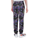 Men's white polyester joggers