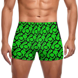 Trippy Smiley Men's Swimming Trunks