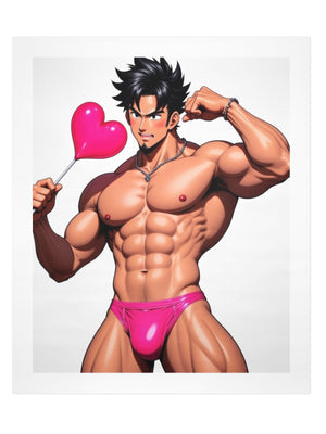 Bara Art Sexy Anime Man Print 20"x24"