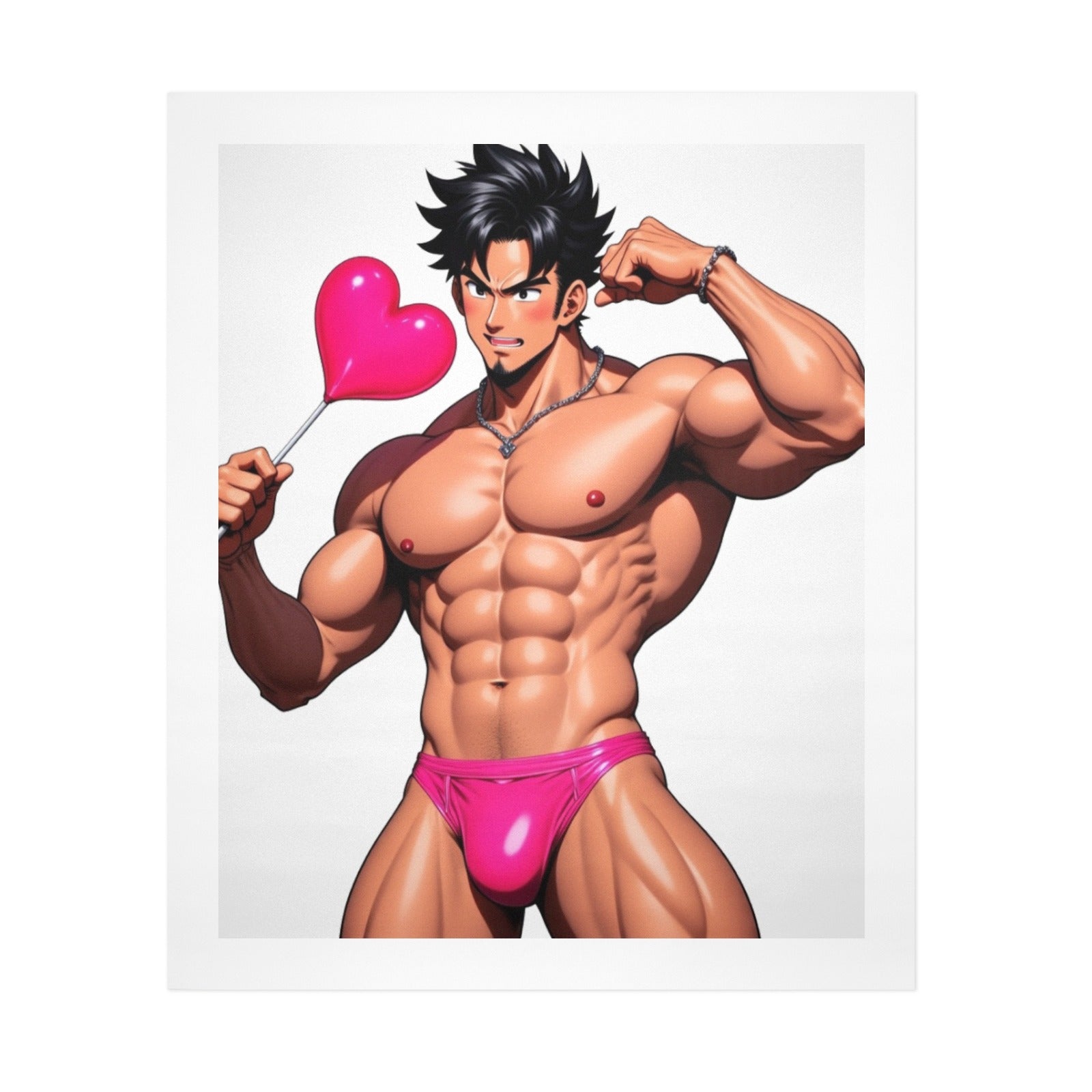 Bara Art Sexy Anime Man Print 20"x24" Main image