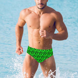 Trippy Smiley Pattern Men's Swimming Briefs