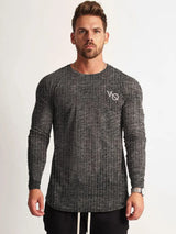 Men's Round Neck Long Sleeve T-Shirt – Men's T-Shirt | Bara Bros