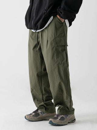Men's Plus Size Wide Leg Cargo Pants