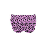 Pink Trippy Smiely Men's Swimming Briefs