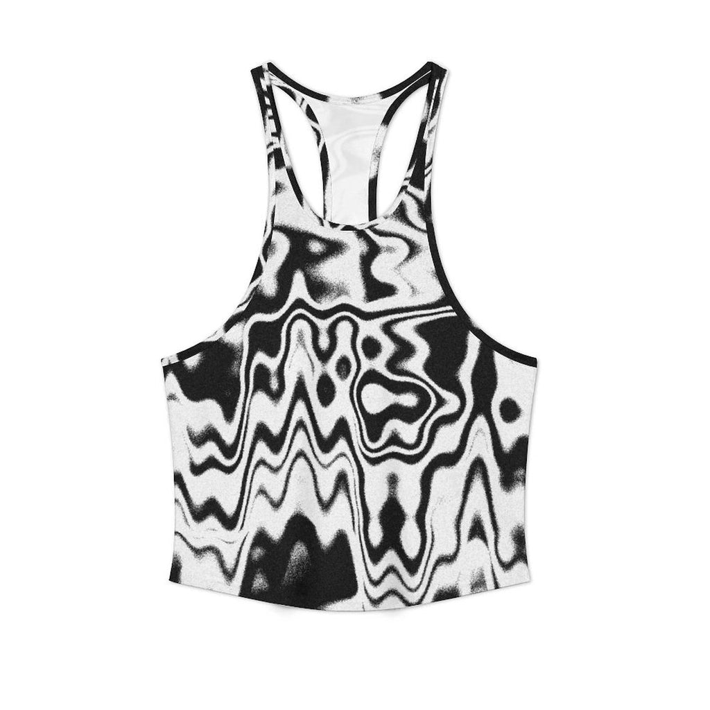 Loose-Fit Racerback Tank Top for Men