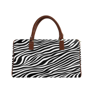 Zebra Large Capacity Travel Bag-Small (Brown Short Patch) (1737)