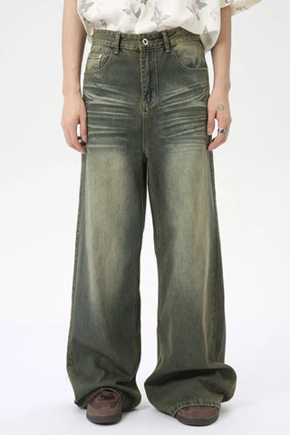Wide Leg Jeans with Pockets