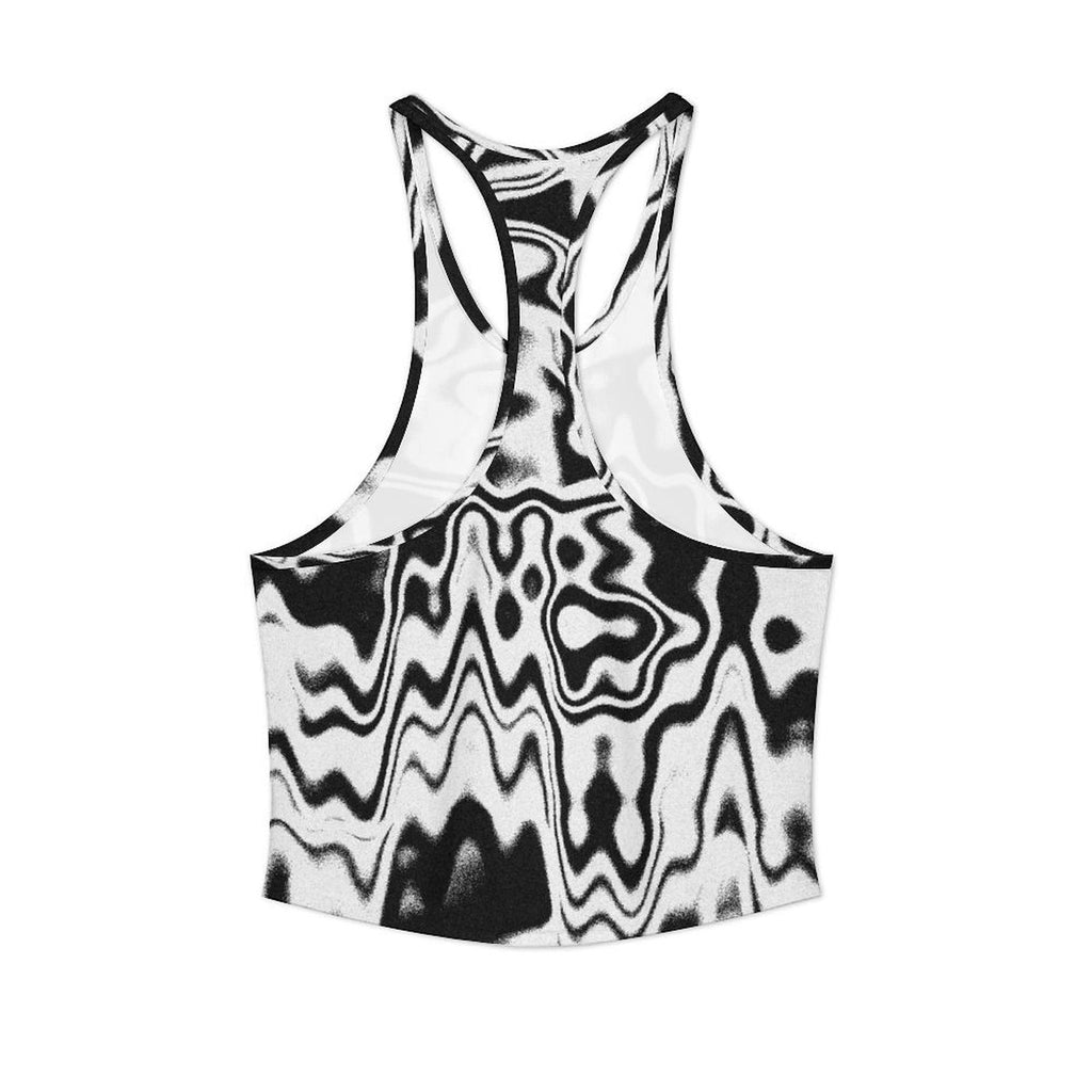 Loose-Fit Racerback Tank Top for Men