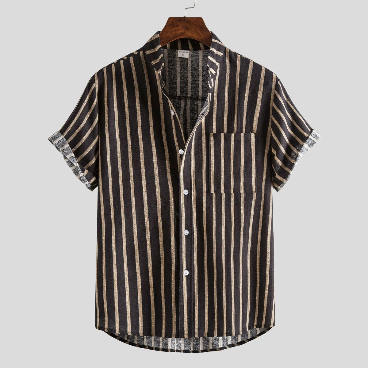 Men's figure polyester tops