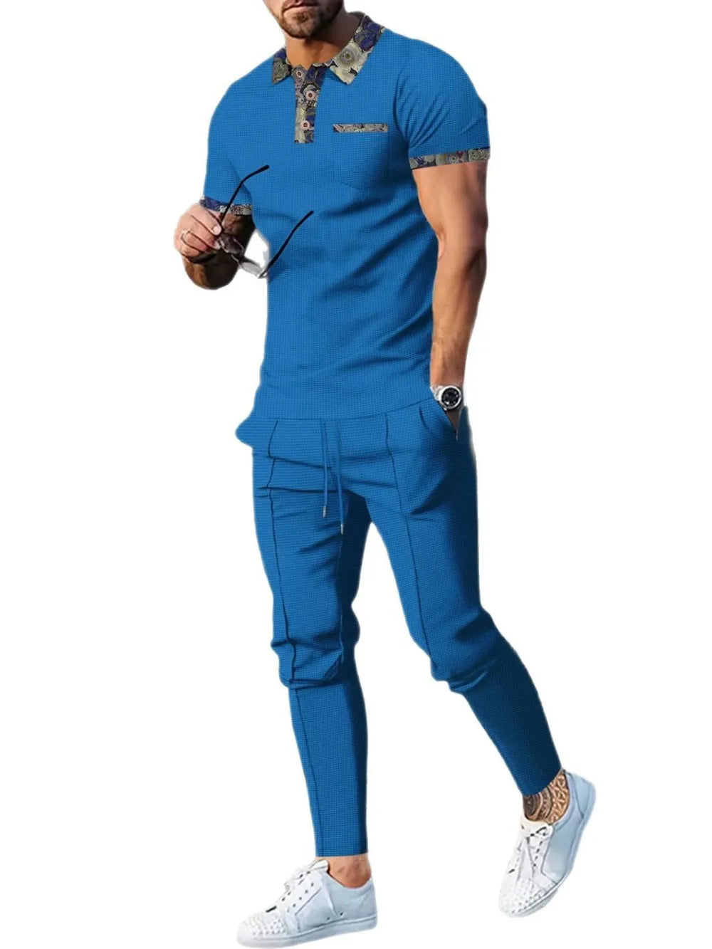 Men's polyester polo