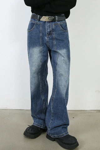 Men's Wide Straight Leg Jeans
