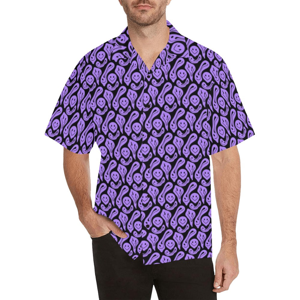Cartoon Trippy Pattern Hawaiian Shirt Main image