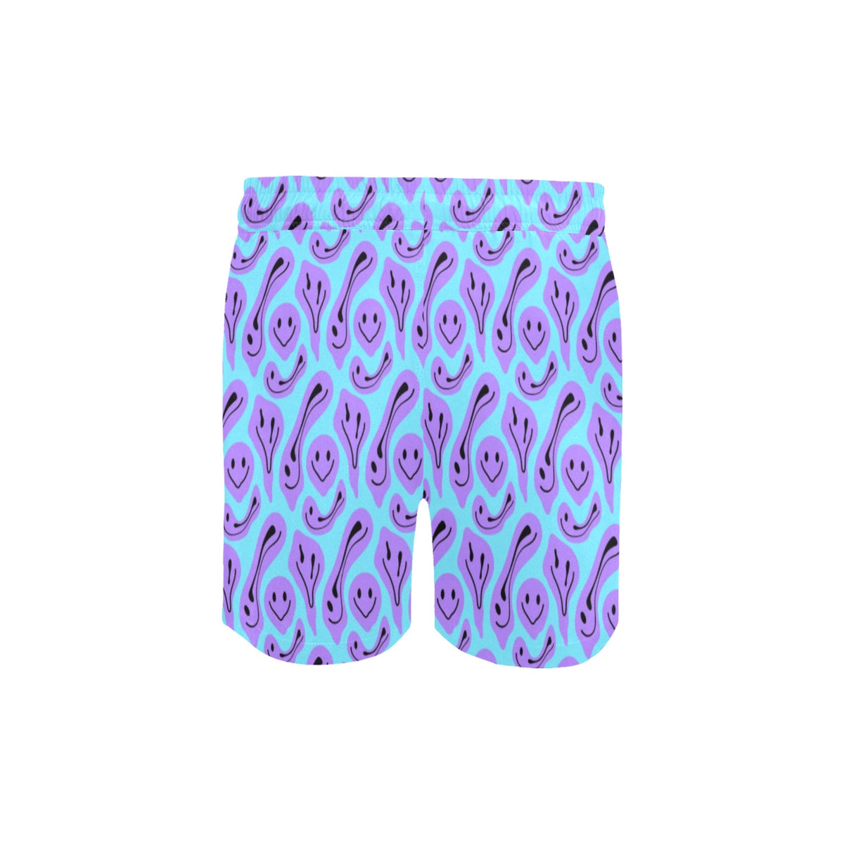 Trippy Vibes Smiley Men's Mid-Length Swim Shorts