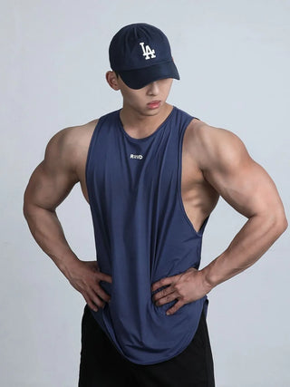 Men's Plus Size Round Neck Tank