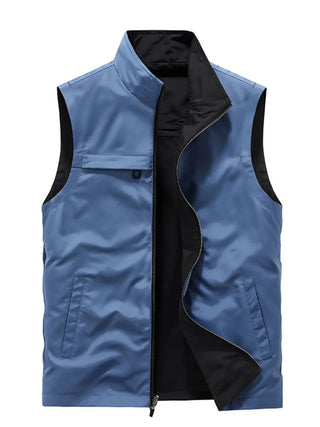 Men's Plus Size Zip Up Vest