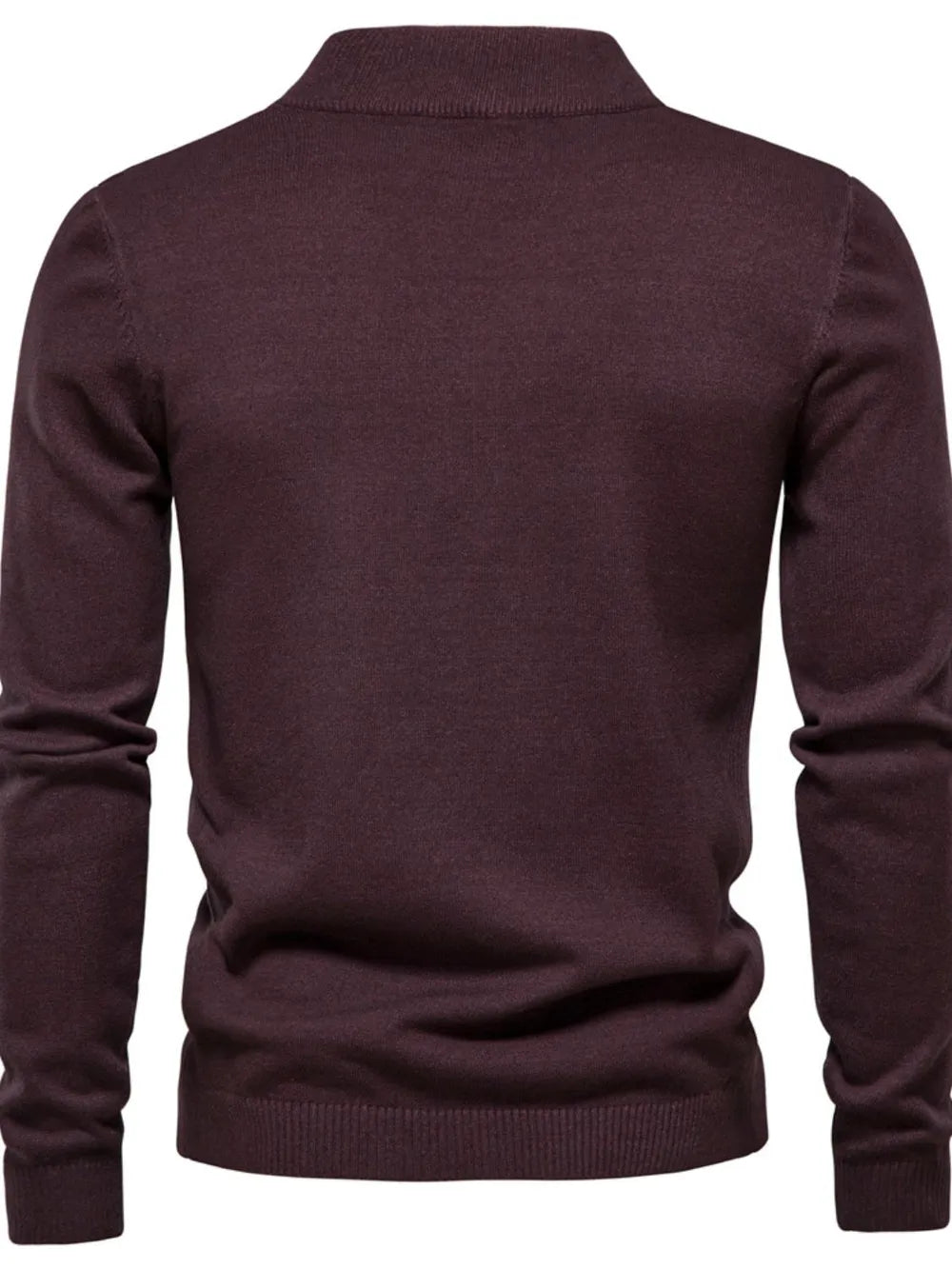 Men's Mock Neck Long Sleeve Sweater Secondary image