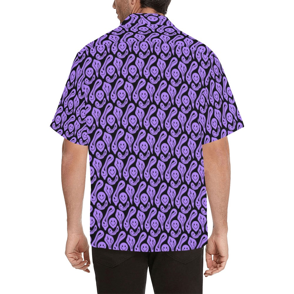 Cartoon Trippy Pattern Hawaiian Shirt Secondary image