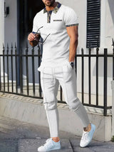 Men's polyester polo