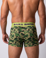 Green Camouflage Sexy Men's Boxer Briefs