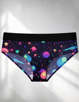Galaxy Print Men's Mid Rise Briefs