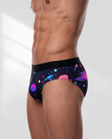 Galaxy Print Men's Mid Rise Briefs