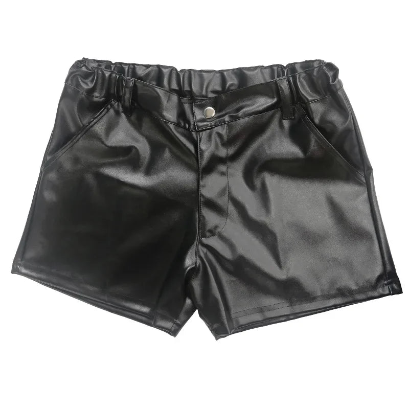 Pu Men's Black Shorts