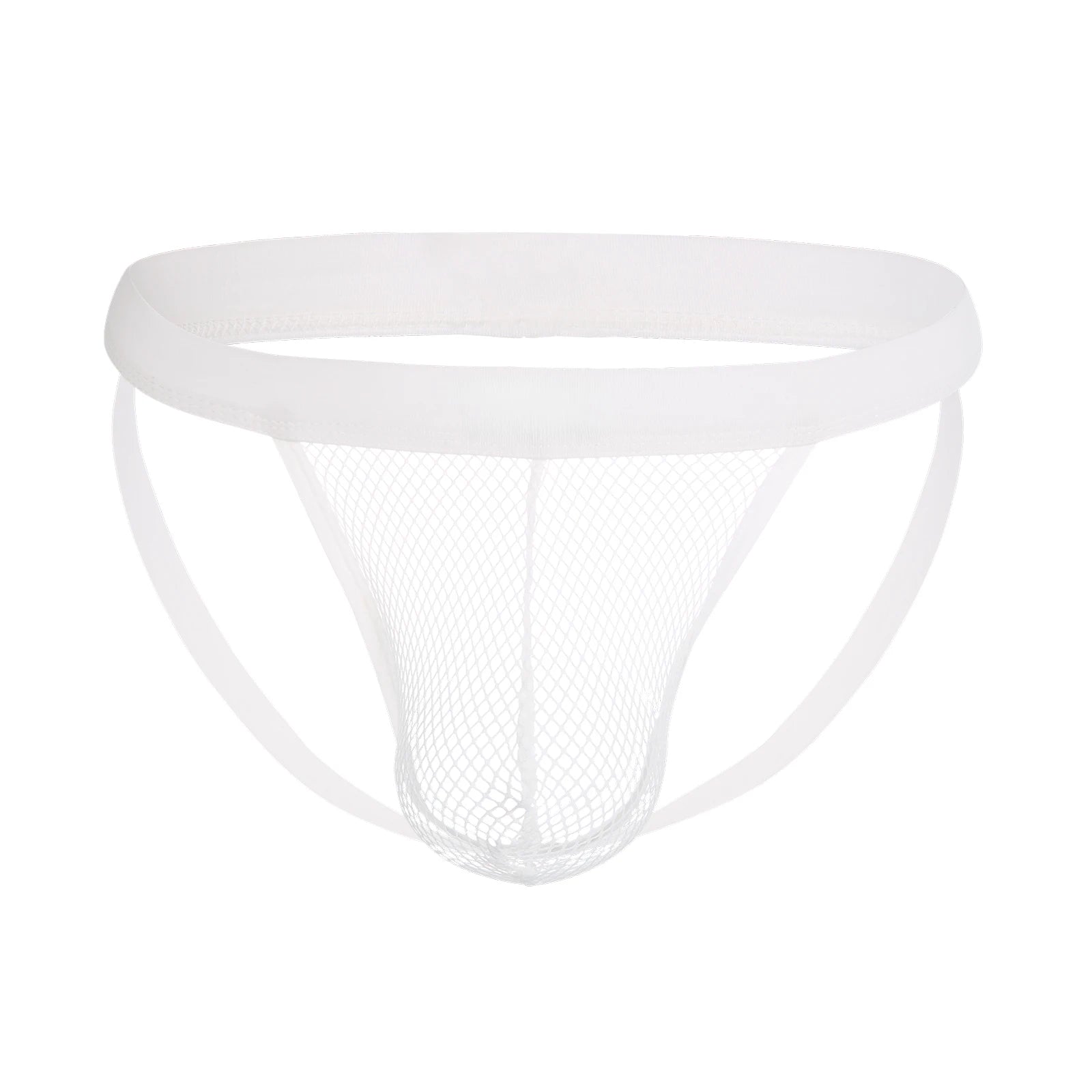 Men's Solid Thong – Low-Rise Mesh Jockstrap Underwear Secondary image