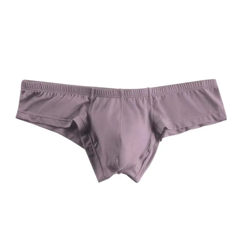 Simple, solid color men's underwear Modal men's briefs low waist, breathable briefs trendy men's AD325