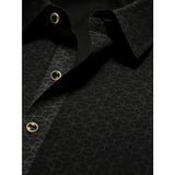 FGKKS Men Black Shirt Brand New European Luxury Plaid Long Sleeve Smart Casual Elastic Wrinkle-free Male Business Dress Shirts